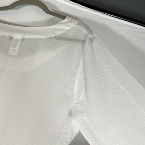 Tommy Bahama White Sheer Beach/Swim Cover-Up - Picture 12 of 12